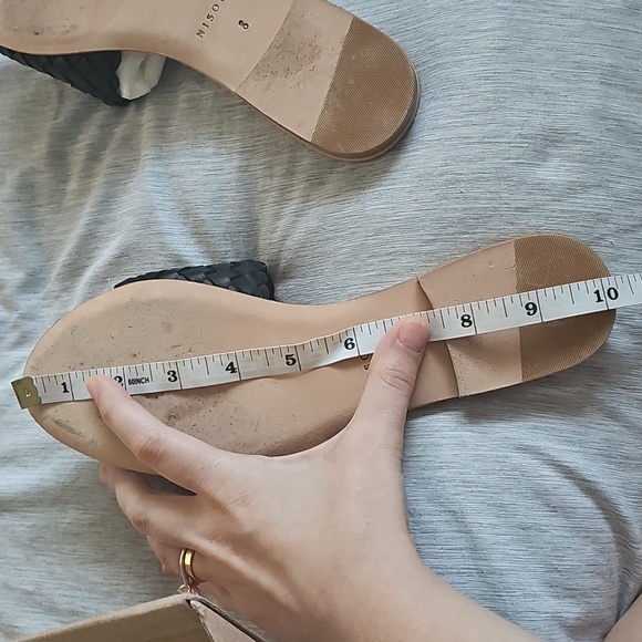 NISOLO ISLA Women's Black Woven Slide Sandals - Picture 7 of 10